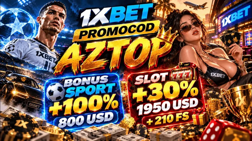What does the 1xbet promocode give new players on sign-up?